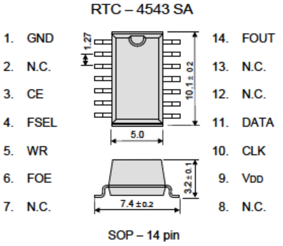 RTC-4543SA A ROHS